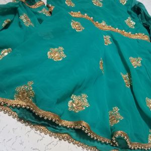 Peplum Top With Dhoti Salwar