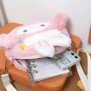 CUTE KAWAII STYLE MELODY KUROMI FUR CROSSBO