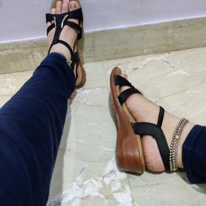 Beautiful Black Sandals New