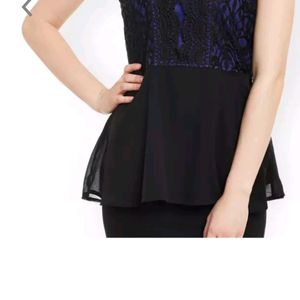 Beautiful Party Wear Peplum Top Size S