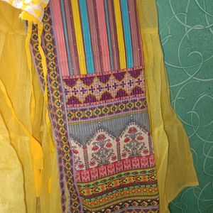 Yellow Ghagra