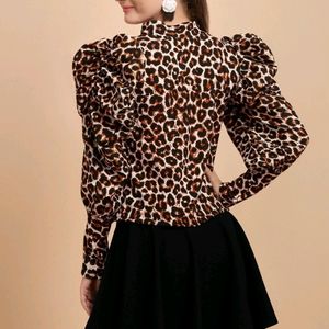 Animal Print Top