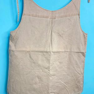 Grey Plain Cami Cotton Top