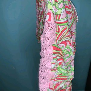 Multicolor top with embroidery for Girls/Women