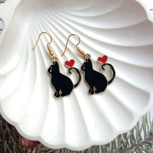 Black Cat Earrings