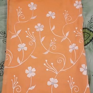 Saree With Stitch Blause And Petikot