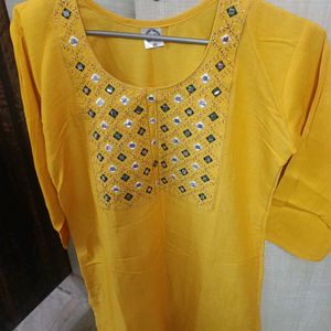 Mirror Work Kurta