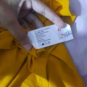 Basic Mustard Full Sleves Top