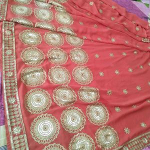 Saree  For Karwachouth With Free Bangles