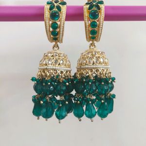 Traditional Handcrafted Kundan Earrings