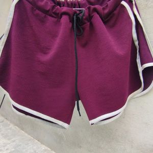 marron shorts for womens