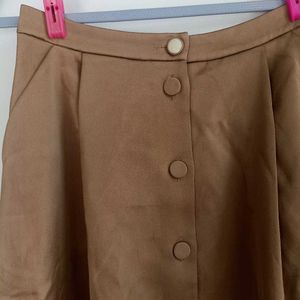 Korean Button Skirt