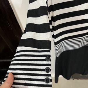 Black And White Stripes Dress