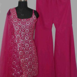 💥🆕️ Kurti-Plazzo-Dupatta Set