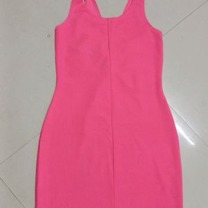 Cute Pink Mini Dress Size - M