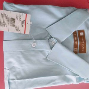 Sky Blue First Class Shirt 44 Size