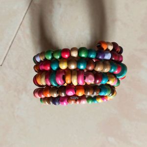 Colourful Layered Bead Bracelet