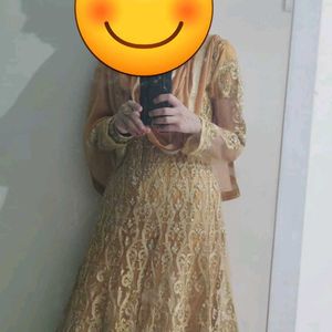 Golden Anarkali