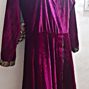 Velvet Long Kurta