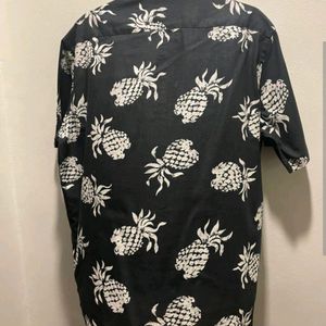 H&M black Pineapple Printed Floral Shirt