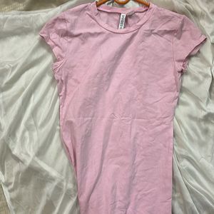 H&M DIVIDED PINK BODYCON DRESS