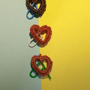 Handmade Crochet Paperclip Bookmark(9pc)