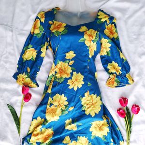 Pretty Floral Dress - Dressberry