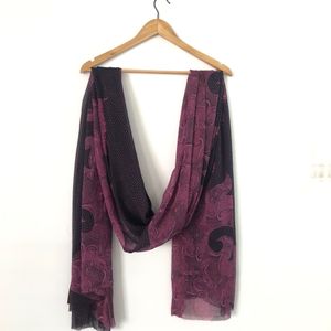 Purple&Black Printed Kurta Set(Women’s)