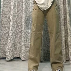 Pinteresty Biege Cargo Trousers