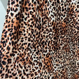 Branded  Leopard Print Gown