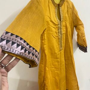 Golden Festive Kurta