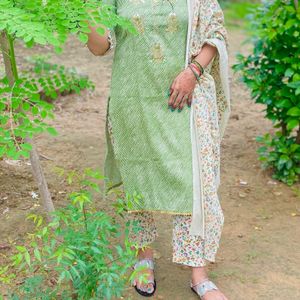 Straight Kurta Palazzo Set