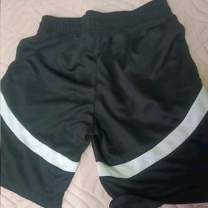 Unisex Black Running Short