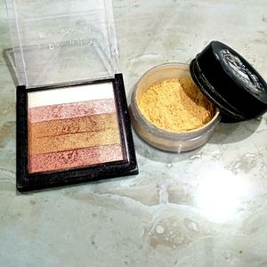 Combo Of 2 Highlighter & Shimmer Gold