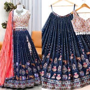 Rajasthani Pattern Lehenga