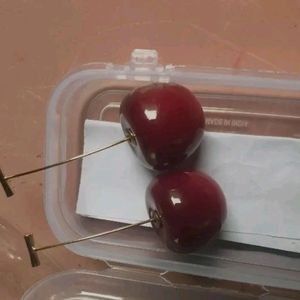 Fashionable western stylish cherry earrings