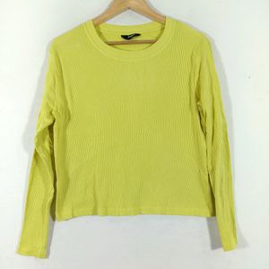 Lime Yellow Casual Top