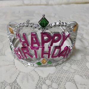 Happy Birthday  Crown For Small Girls