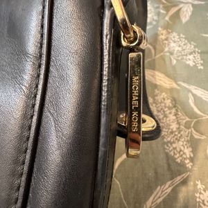 Michael Kors Black Flap Cross Body Bag