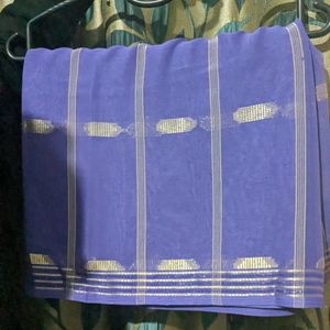 Levender Colour Festive Wear Saree