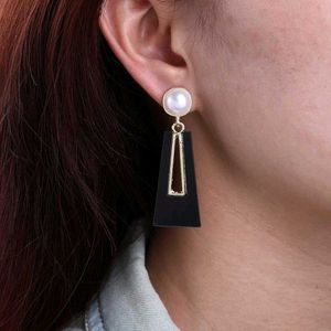 Combo Of 2 Geometric Dangling Earrings