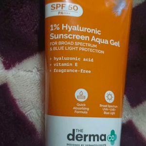 Derma 1% Hyaluronic Sunscreen Aqua Gel