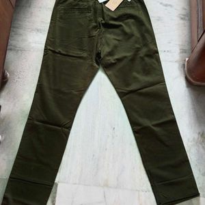 Highlander Olive Colour Formal Pant