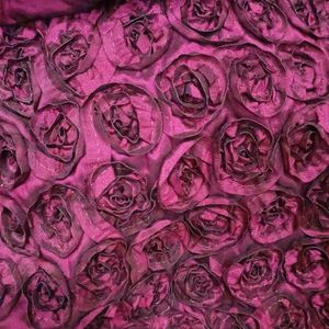 Wine Coloured Rose Frock