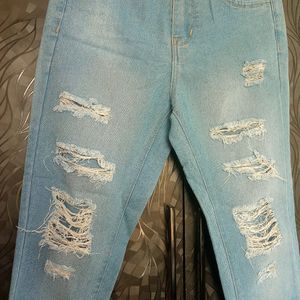 Blue Boyfriend's Jeans