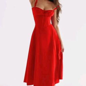 Red Aesthetic Pinterest Newme Corset Dress