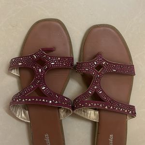 Embellished Bata Flats