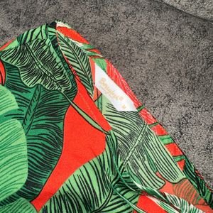 Tropical Skirt Top Set