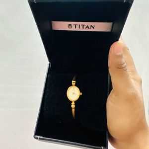 Real Gold Plated Titan Raga Watch