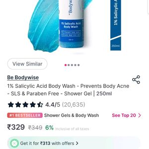 Be Bodywise Salicylic acid Body Wash